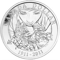 2011 $1 Parks Canada, 100th Anniversary - Silver D