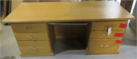 6-Drawer Pedestal Desk
