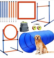 ($135) JMMPOO Dog Agility Training Equipme