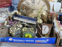 VINTAGE CLOCKS ALL FOR REPAIR MISC ITEMS