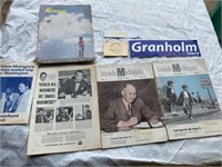 VINTAGE INSIDE MICHIGAN NEWSPAPERS & ARTICLES