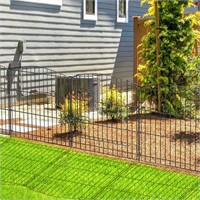 $59  6-Panel 11.8ft(L)24in(H) Fence with Gate