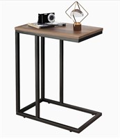($112) WLIVE Side Table, C Shaped End Table