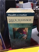 Neck massage pad