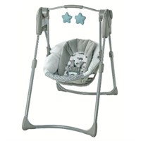 B626 Slim Spaces Compact Baby Swing