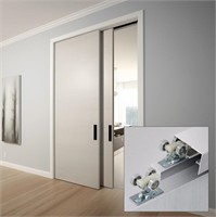 B709 Bypass Sliding Closet Door Hardware Aluminum