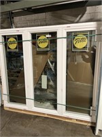 Pella White Vinyl Triple Window Left Right