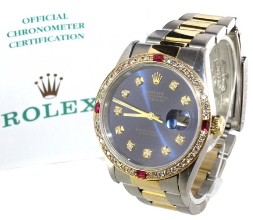 Rolex Oyster Perpetual 16233 Datejust 36 w/Diamond