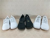 (3) Pairs New Athletic Works Memory Foam Shoes