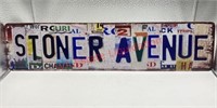 Stoner avenue Tin street sign 15.5x3.75in (