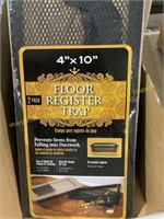 25 4"x10” Floor register traps