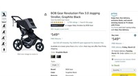 FM3775 Revolution Flex 3.0 Jogging Stroller