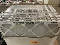 12 18x24" contractor air filters