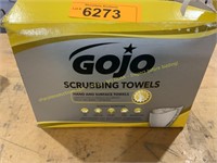 Box of goJo scrubbing towels
