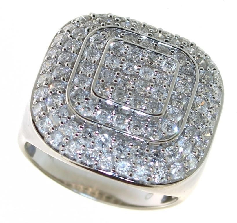 10kt Gold Men's 3.00 ct Diamond Ring