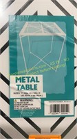 5 ct. metal folding table