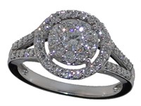 10kt Gold Brilliant 3/4 ct Diamond Ring