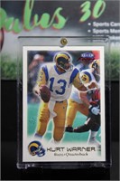 1999 Fleer Focus Kurt Warner #40- Los Angeles Rams