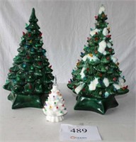 Vintage Ceramic Christmas Trees