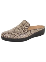 WFF1264  Fitflop Superskate Mule Shoes Taupe Snak