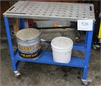 Rolling Welding Cart w Contents