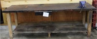 Heavy Duty Workshop Table w Wilton Vise