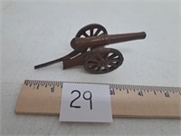 Vintage Cast Iron Toy Cannon