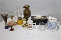 Oil Lamps & Glassware