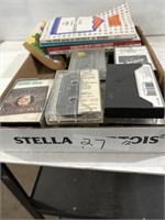 Flat of Tapes and Books