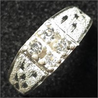 Sterling Silver  Ring (Size 4)