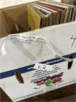 Box with 30 Vinyl Records