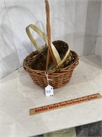 (2) Wicker Easter Baskets