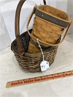 (2) Wicker Easter Baskets