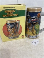 Budweiser "Heroes of the Hardwood" Beer Stein