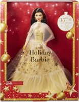 R760  2023 Holiday Barbie Doll Golden Gown