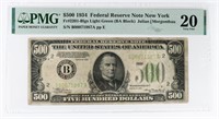 1934 US $500 FEDERAL RESERVE NOTE - PMG 20