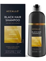 New (lot of 2) Black Hair Dye Shampoo, Black Hair