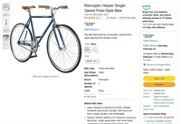 B2157  Retrospec Harper Fixie Bike 53CM - M