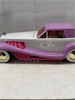 Purple and Pink Barbie Car with 2 Barbies