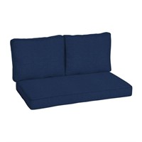 B6190  Arden Sapphire Blue Loveseat Cushion Set