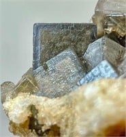 126 Gm Perfect Cubic Fluorite With Calcite