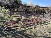 Lot of 2 Long Cattle Fence Panels