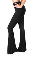 Size 10, SATINA High Waisted Wide Leg Pants for