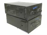 Pair of Military Surplus Metal Ammo Boxes