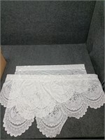 Lot of 2: JCPenney lace window valances