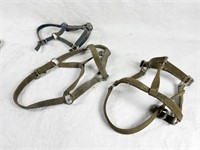 Leather horse bridles