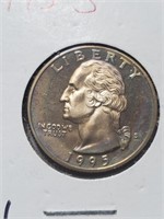 1995-S Clad Proof Washington Quarter