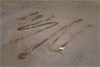 (3) 1/2" Chains Assorted Lengths