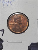 Uncirculated 1945 Wheat Penny