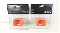 NEW GoPro Hero4 Floaty Orange Camera Covers (x2)